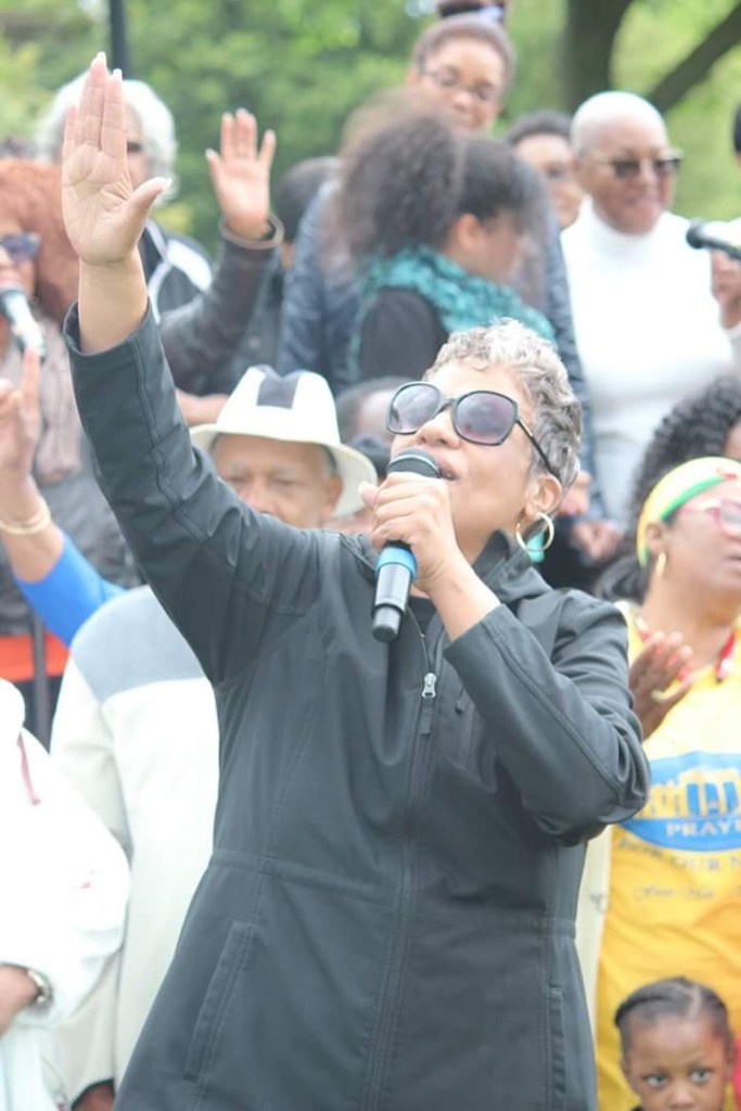 debi at White house prayer day